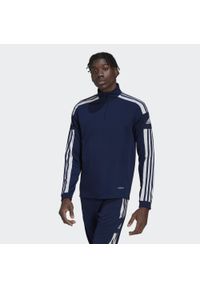 Adidas - Bluza piłkarska męska adidas Squadra 21 Training Top. Kolor: niebieski, biały, wielokolorowy. Sport: piłka nożna