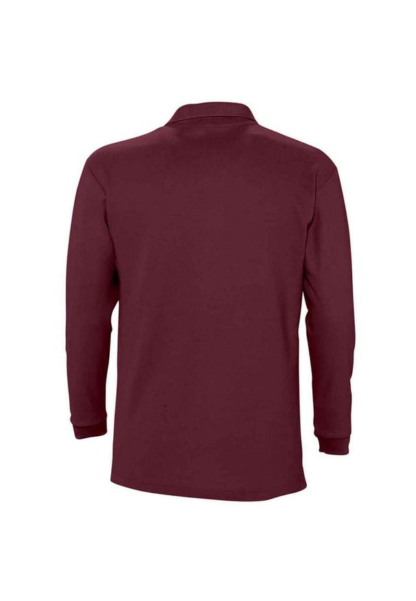 SOL'S - Koszulka Polo Z Długim Rękawem Dla Dorosłych Unisex Winter II. Okazja: na co dzień. Typ kołnierza: polo. Kolor: czerwony, brązowy, wielokolorowy. Długość rękawa: długi rękaw. Długość: długie. Styl: casual