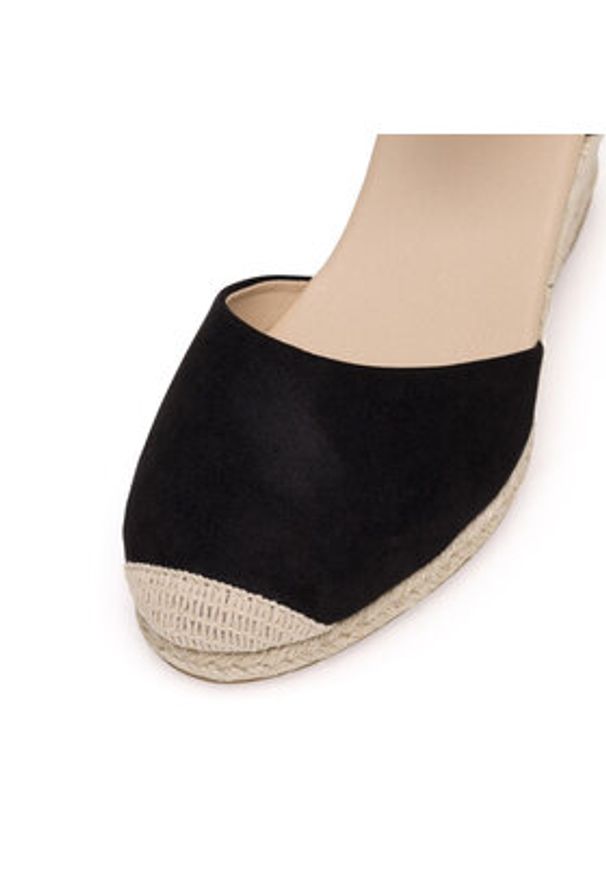 Jenny Fairy Espadryle WYL2610-2 Czarny. Kolor: czarny. Materiał: materiał