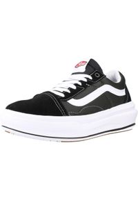 Buty do chodzenia damskie Vans Old Skool Overt Comfycush. Kolor: czarny. Materiał: skóra. Szerokość cholewki: normalna. Model: Vans Old Skool. Sport: turystyka piesza #1