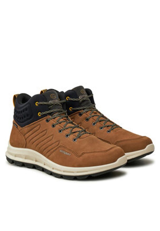 Grisport Trekkingi 44417S50G Brązowy. Kolor: brązowy. Materiał: nubuk, skóra. Sport: turystyka piesza