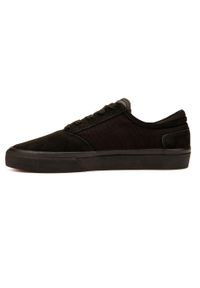 Decathlon - Buty wulkanizowane na deskorolkę dla dorosłych Vulca 500 II czarne. Kolor: czarny. Materiał: skóra, kauczuk. Sport: skateboard