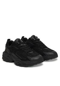 Plein Sport Sneakersy SAFS USC0931 STE003N Czarny. Kolor: czarny. Materiał: materiał #2