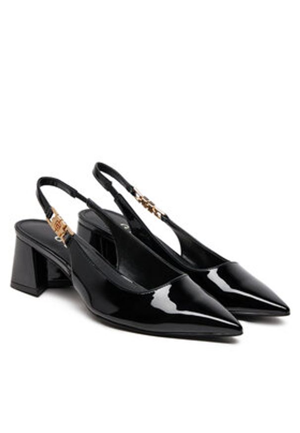 Guess Sandały FLPZAB PAF05 Czarny. Kolor: czarny. Materiał: skóra