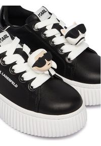 Karl Lagerfeld - KARL LAGERFELD Sneakersy Kreeper Lo KL42336T Czarny. Kolor: czarny. Materiał: skóra #4