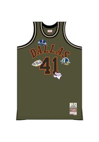 Mitchell & Ness - chicago bulls nba flight swingman 1998 dirk nowitzki jersey. Kolor: zielony. Materiał: jersey. Sport: koszykówka #1