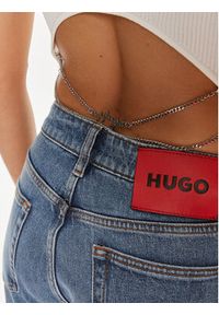 Hugo Top Sepinn 50514314 Beżowy Slim Fit. Kolor: beżowy. Materiał: wiskoza #7