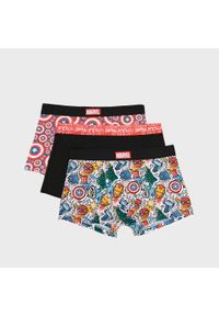 House - Bokserki Marvel 3-pak - Wielobarwny. Wzór: motyw z bajki #1