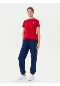 Guess Spodnie dresowe W5YB65 KCXQ1 Granatowy Regular Fit. Kolor: niebieski. Materiał: bawełna