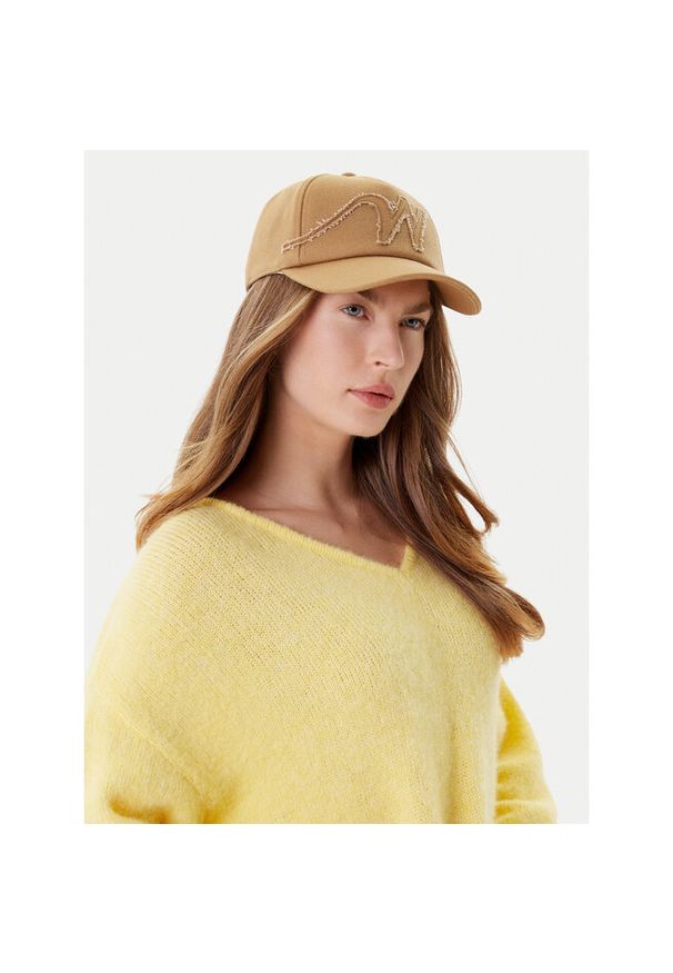 Czapka z daszkiem Weekend Max Mara. Kolor: brązowy