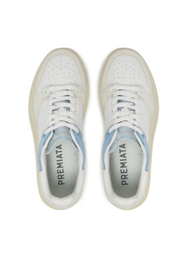 Premiata Sneakersy Quinnd Var 7416 Biały. Kolor: biały. Materiał: skóra