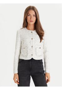 Morgan Marynarka 252-VGABY Écru Slim Fit. Materiał: syntetyk #1