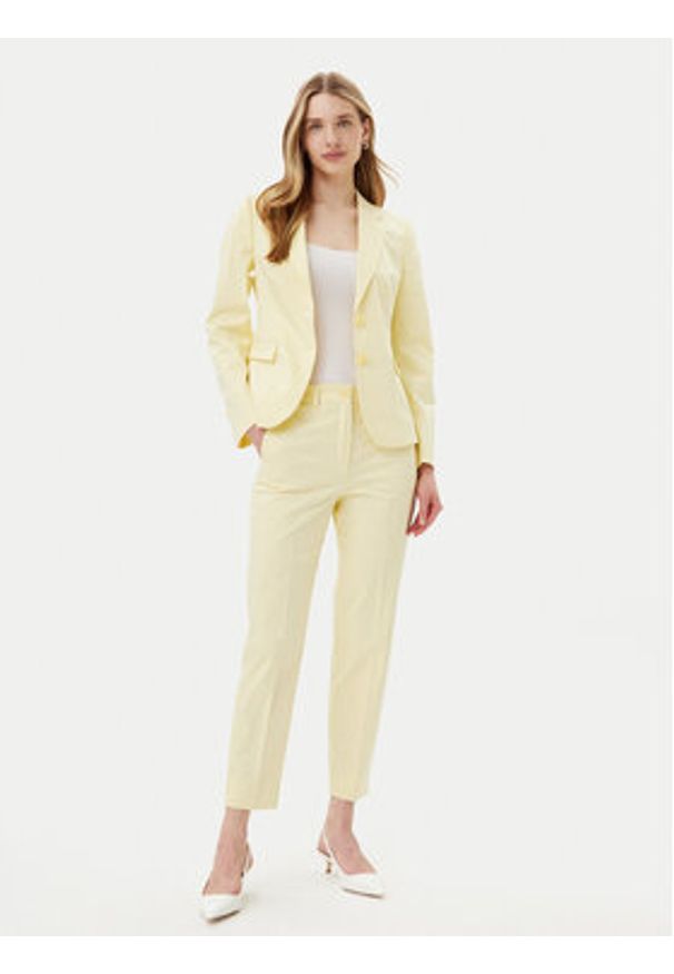 JOOP! Marynarka 58 252J58Jackie-X 30045845 Żółty Slim Fit. Kolor: żółty. Materiał: bawełna