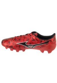 Mizuno - Buty piłkarskie korki męskie, Alpha II Select FG. Kolor: czerwony. Sport: piłka nożna