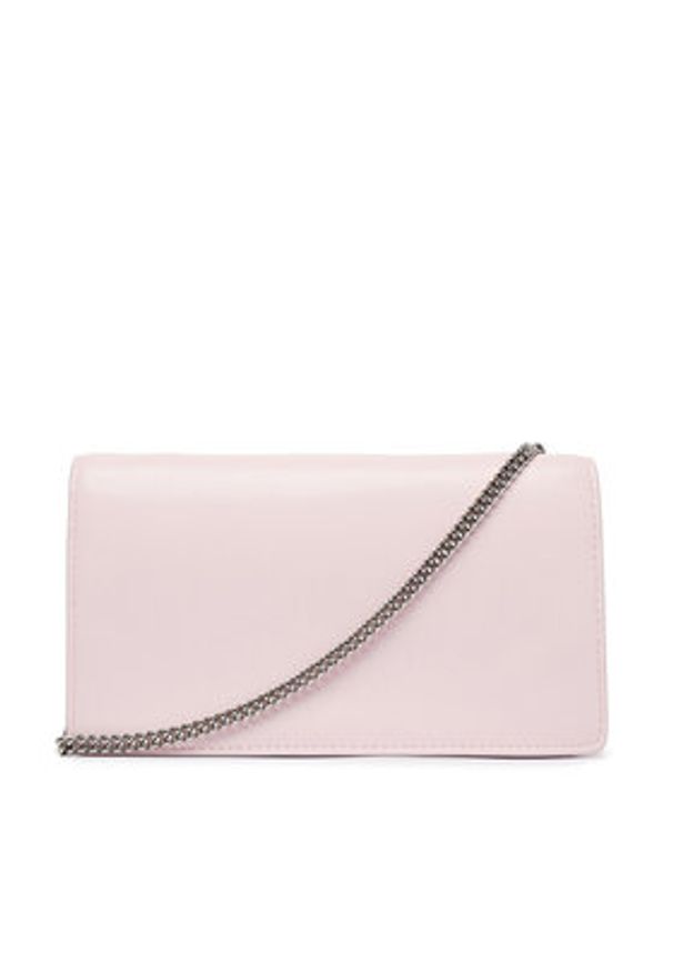 Calvin Klein Torebka Ck Wallet On Chain LV04F3319G Bordowy. Kolor: czerwony. Materiał: skórzane