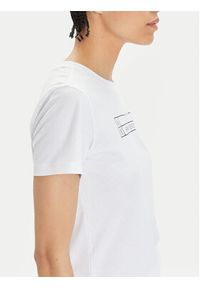 Armani Exchange T-Shirt 3DYT01 YJ3RZ 1000 Biały Regular Fit. Kolor: biały. Materiał: bawełna #4