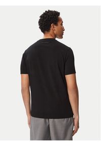 Karl Lagerfeld - KARL LAGERFELD T-Shirt 755045 563221 Czarny Regular Fit. Typ kołnierza: dekolt w karo. Kolor: czarny. Materiał: bawełna #4