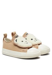 Converse Trampki Chuck Taylor All Star One Strap Ox A10040C Beżowy. Kolor: beżowy. Materiał: materiał #5