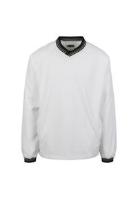 Urban Classics - Parka Urban Classic warm up pull over. Okazja: na co dzień. Kolor: szary, wielokolorowy, biały. Sezon: zima. Styl: casual, sportowy #1