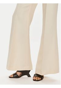 TwinSet - TWINSET Spodnie materiałowe 241TT2104 Beżowy Wide Leg. Kolor: beżowy. Materiał: wiskoza #5
