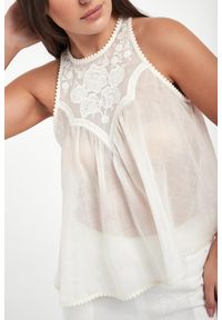 Twinset Milano - Top damski z haftem TWINSET. Wzór: haft #2