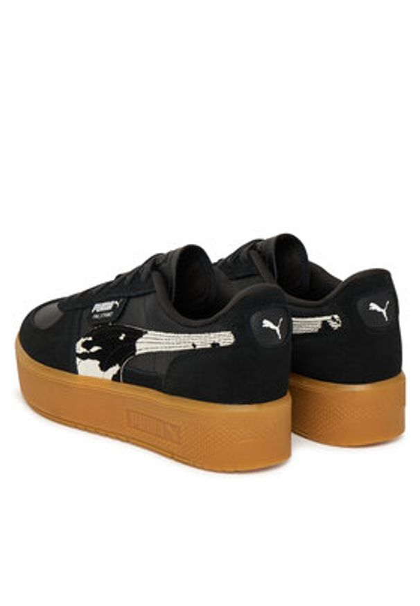 Puma Sneakersy Palermo Elevata Wild Instinct Wns 403345 02 Czarny. Kolor: czarny. Materiał: skóra
