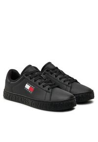 Tommy Jeans Sneakersy Tjw Logo Outsole Sneaker Ess EN0EN02703 Czarny. Kolor: czarny. Materiał: skóra #5