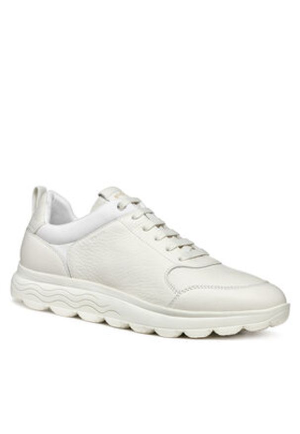 Geox Sneakersy U Spherica U55BYA 00046 C1000 Biały. Kolor: biały. Materiał: skóra