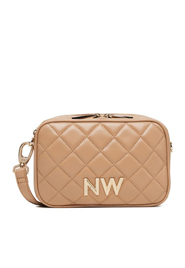 Nine West Torebka CEO-Greenwich-Glam-LX7669 Beżowy. Kolor: beżowy