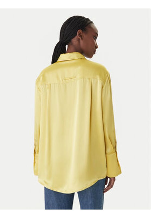 MAX&Co. Koszula Angri 2616111061200 Żółty Regular Fit. Kolor: żółty. Materiał: jedwab