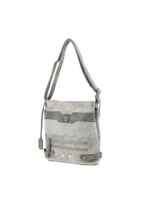 Szara Stylowa Torebka Damska Rieker. Kolor: szary. Styl: elegancki #3