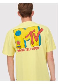 Only & Sons T-Shirt MTV 22022779 Żółty Relaxed Fit. Kolor: żółty. Materiał: bawełna #5