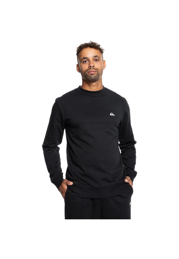 Quiksilver - Polar z okrągłym dekoltem dla Mężczyzn BASIC Czarny. Kolor: czarny. Materiał: materiał, poliester, bawełna