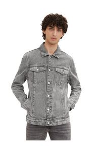 Tom Tailor Denim Kurtka jeansowa 1035513 Szary. Kolor: szary. Materiał: jeans, denim