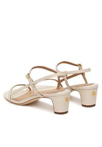 Lauren Ralph Lauren - LAUREN RALPH LAUREN Sandały 802P00097004 Biały. Kolor: biały. Materiał: skóra #6