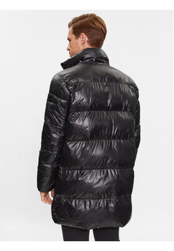 Karl Lagerfeld - KARL LAGERFELD Kurtka zimowa 455002 534513 Czarny Regular Fit. Typ kołnierza: dekolt w karo. Kolor: czarny. Materiał: syntetyk. Sezon: zima
