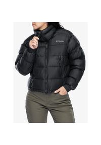 columbia - Kurtka ocieplana damska Columbia Pike Lake II Cropped Jacket. Kolor: czarny. Sport: turystyka piesza