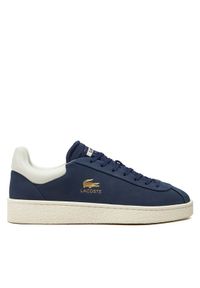 Lacoste Sneakersy Basehot Premium 747SMA0040 Granatowy. Kolor: niebieski