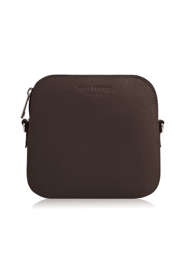 Listonoszka skórzana PAOLO PERUZZI IN-61-BR brązowa. Kolor: brązowy. Materiał: skórzane. Styl: klasyczny. Rodzaj torebki: na ramię