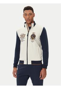 Aeronautica Militare Bluza 252FE2062UF00662 Beżowy Regular Fit. Kolor: beżowy. Materiał: bawełna