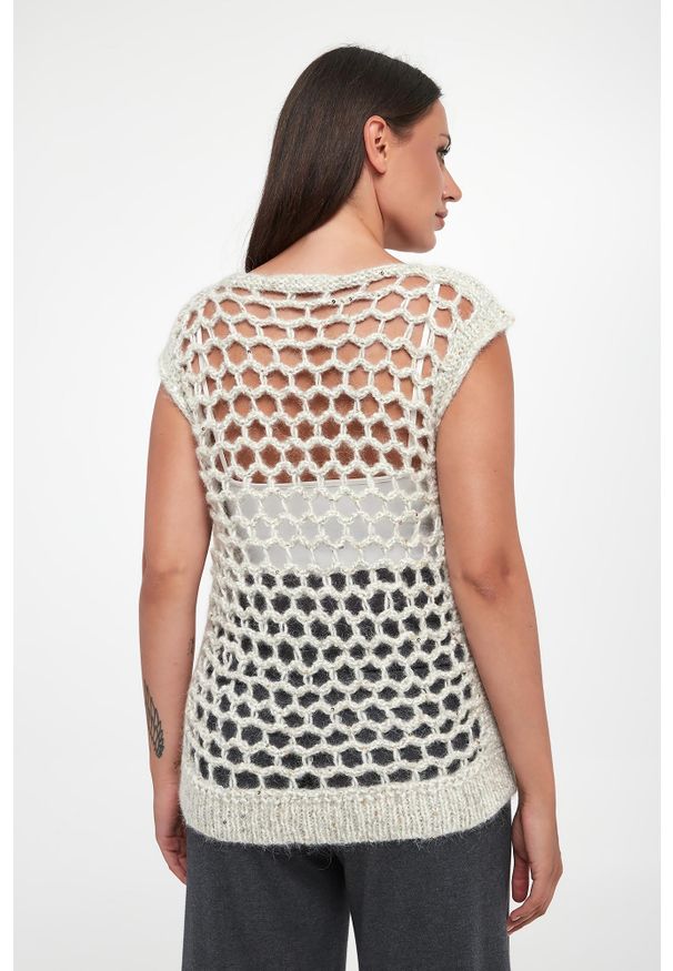 Kamizelka damska z alpaki PESERICO