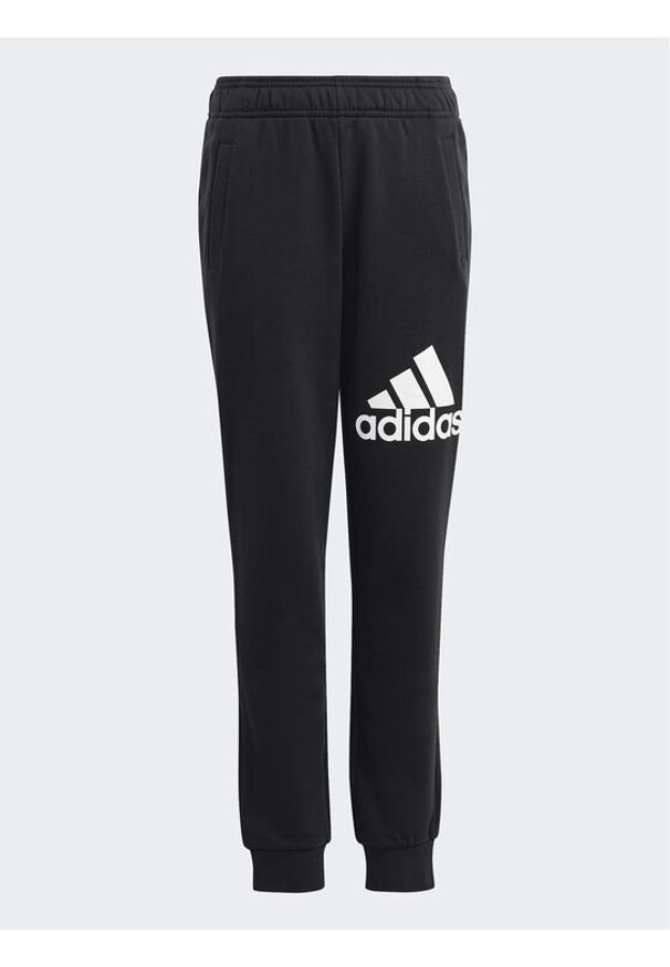 Adidas - adidas Spodnie dresowe Essentials Big Logo Joggers HR6384 Czarny Regular Fit. Kolor: czarny. Materiał: bawełna