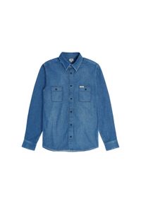 Wrangler - MESKA KOSZULA JEANSOWA WRANGLER OVERSHIRT SLATEBOUND 112373187. Materiał: jeans #2