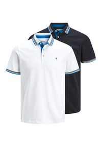 Jack & Jones - Jack&Jones Komplet 2 koszulek polo Paulos 12191216 Kolorowy Slim Fit. Typ kołnierza: polo. Materiał: bawełna. Wzór: kolorowy #10