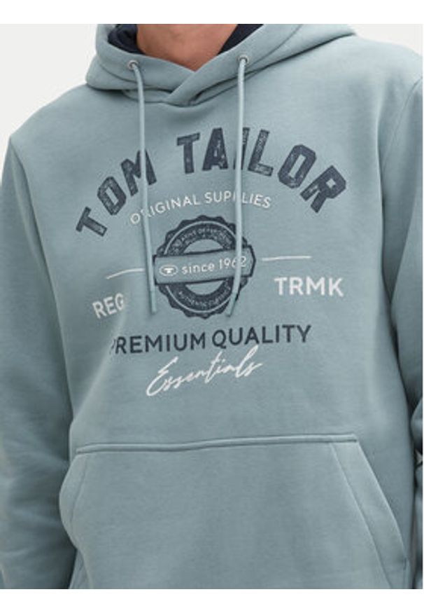 Tom Tailor Bluza 1043292 Zielony Regular Fit. Kolor: zielony. Materiał: bawełna, syntetyk