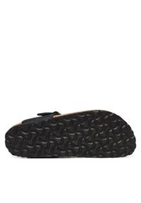 Birkenstock Japonki Gizeh SFB LENB 1019015 Czarny. Kolor: czarny. Materiał: nubuk, skóra #6