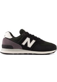 Buty męskie New Balance U574KN2 – czarne. Okazja: na co dzień. Kolor: czarny. Materiał: zamsz, materiał, guma, skóra, syntetyk. Szerokość cholewki: normalna. Model: New Balance 574