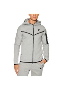 Dres męski, sportowy Nike NSW TECH FLEECE. Kolor: wielokolorowy, czarny, szary. Materiał: dresówka