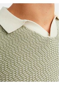 Jack & Jones Polo Jormykonos 12255950 Zielony Regular Fit. Typ kołnierza: polo. Kolor: zielony. Materiał: bawełna