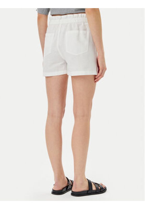 Tommy Jeans Szorty materiałowe DW0DW20360 Écru Regular Fit. Materiał: bawełna